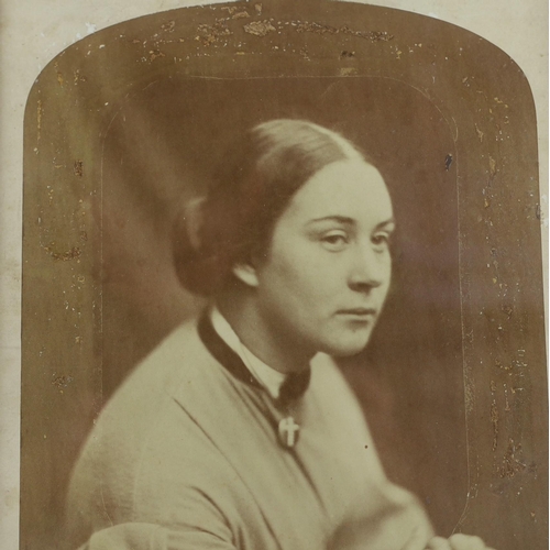 1 - Julia Margaret Cameron (1815-1879) - Portrait of Blanche Vere Guest (1847-1919), (from 1875 The Coun... 