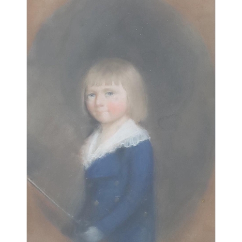 240 - English School c.1790-1810 pastels (3)Portraits of members of the Crosse family of Shaw Hill23 x 18c... 