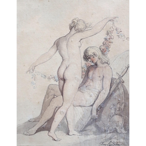 251 - Thomas Rowlandson (17571827) 'Venus and Adonis'ink and watercoloursigned in ink20 x 15.5cm... 