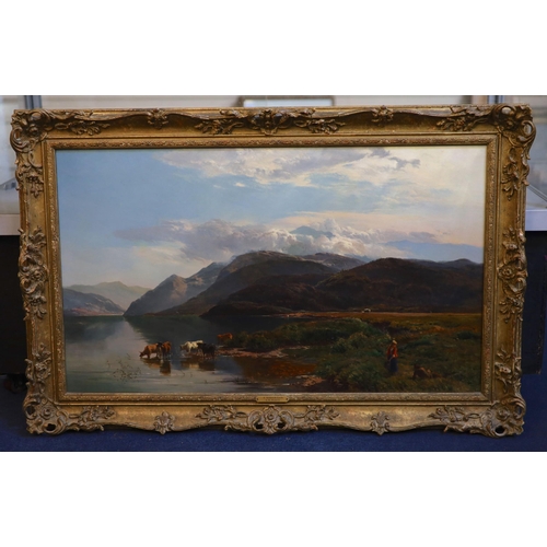 268 - Sidney Richard Percy (1821-1886) A Scottish Lochoil on canvassigned and dated 3847 x 80cm... 