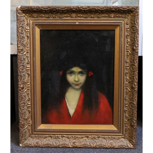 272 - Jean-Jacques Henner (French, 1827-1905) Head of a girloil on canvas39 x 30cm Provenance Christie's S... 