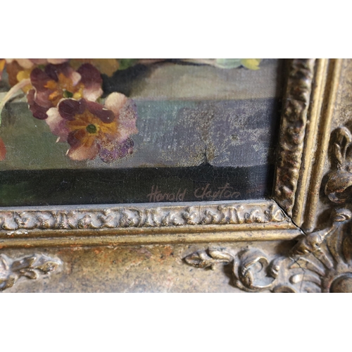 321 - § § Harold Clayton (1896-1979) 'Flowerpiece'oil on canvassigned50 x 40cm... 