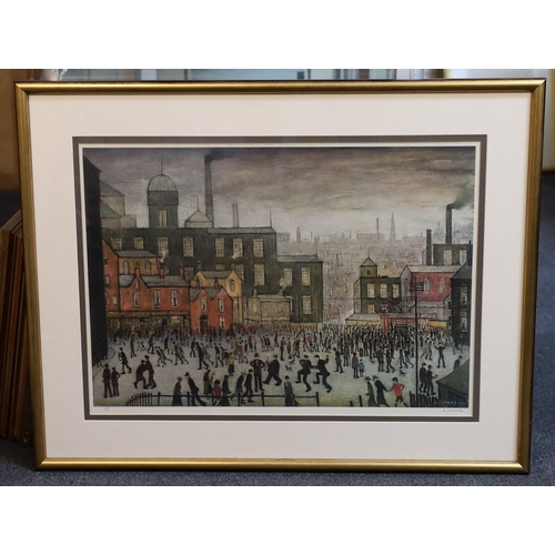 327A - Laurence Stephen Lowry (1887-1976) 'Our Town'offset lithographsigned in pencil, 294/85042.5 x 61cm... 