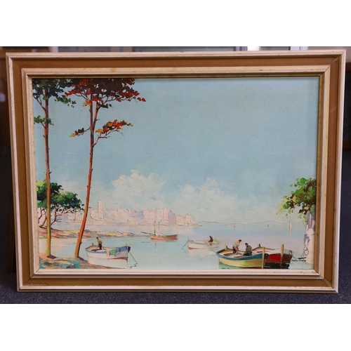 329 - § § Cecil Rochfort D'Oyly John (1906-1993) Cap d'Antibes, French Rivieraoil on canvassigned and insc... 