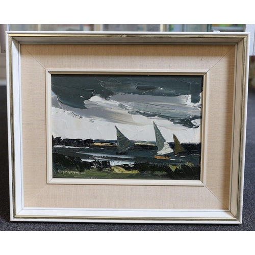 335 - § § Donald McIntyre (1923-2009) 'The Broads'oil on canvassigned and titled verso25 x 35.5cm... 