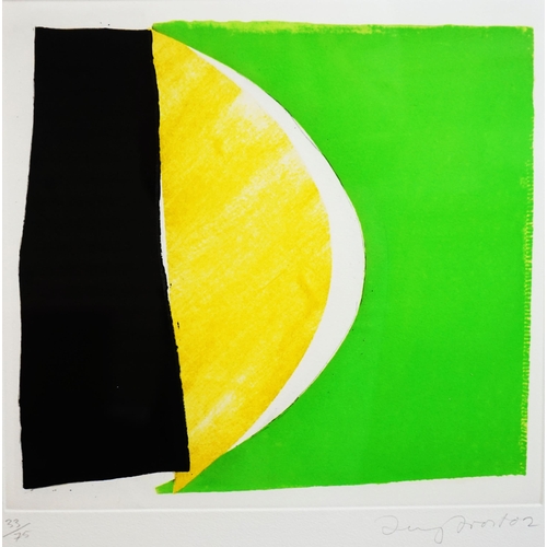 344A - § § Sir Terry Frost, R.A. (1915-2003) Lemon, Green and Black, 2002etching and aquatint on heavy wove... 