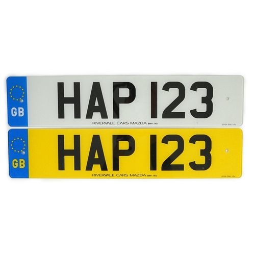 6 - 'HAP 123' UK Registration Number held on DVLA V778 Retention Document, expires 07 05 2029. Important... 