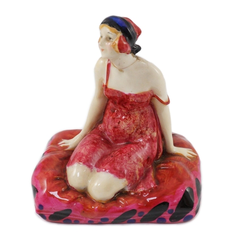 65 - A rare Royal Doulton figure, 'Negligee' HN1272, 12cm high, head broken and restuck