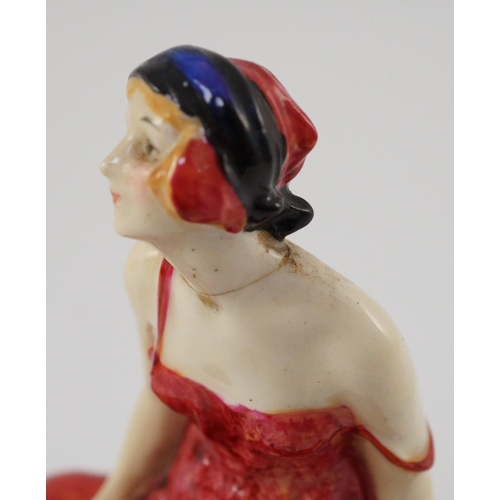 65 - A rare Royal Doulton figure, 'Negligee' HN1272, 12cm high, head broken and restuck