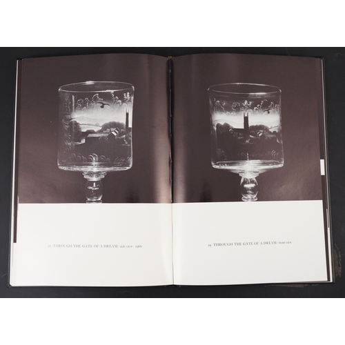 73 - Laurence Whistler CBE (1912-2000), 'TERM' an engraved glass goblet together with a limited edition b... 