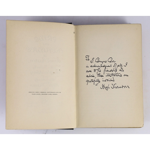 10 - ° ° Austen, Jane - Pride and Prejudice, illustrated by Hugh Thomson, the Peacock edition, 8vo, or... 