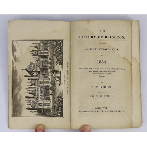 100 - ° ° BRIGHTON: Brighton As It Is, 1832 - The Royal Edition. map and text illus.; original gilt cloth.... 