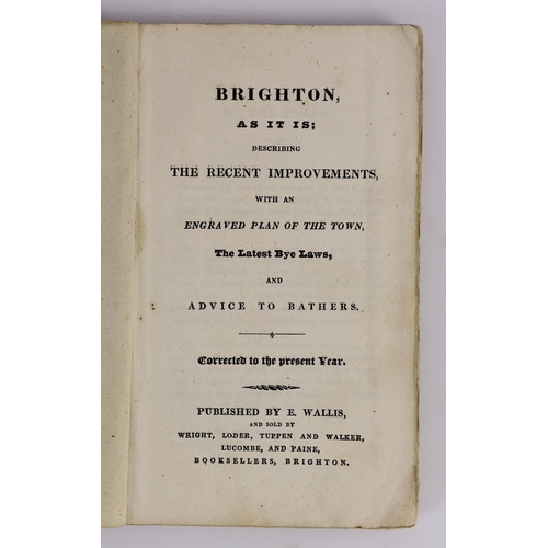 101 - ° ° BRIGHTON: Brighton As It Is: describing the recent improvements ... and advice to bathers ... la... 