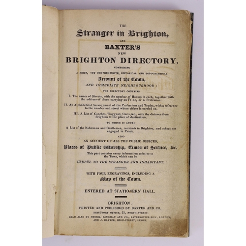 103 - ° ° BRIGHTON: Relhan, Anthony - A Short History of Brighthelmston, with remarks on its air, and an a... 