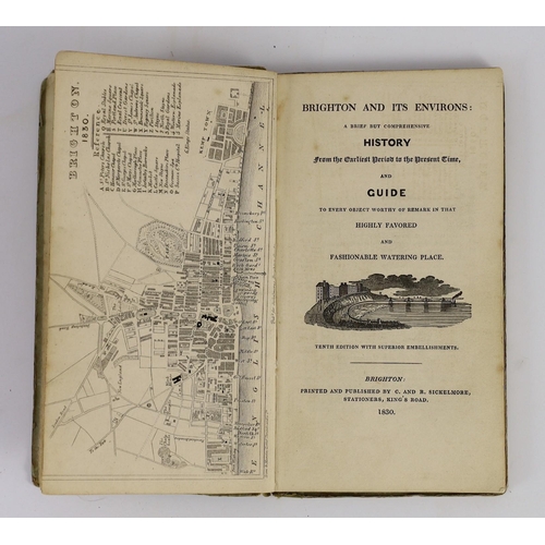 104 - ° ° BRIGHTON: Sickelmore, R. - An Epitome of Brighton, topographical and descriptive ... remarks on ... 