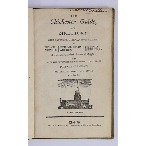 116 - ° ° CHICHESTER: The Chichester Guide and Directory, with extensive memorandums relative to Bognor, L... 