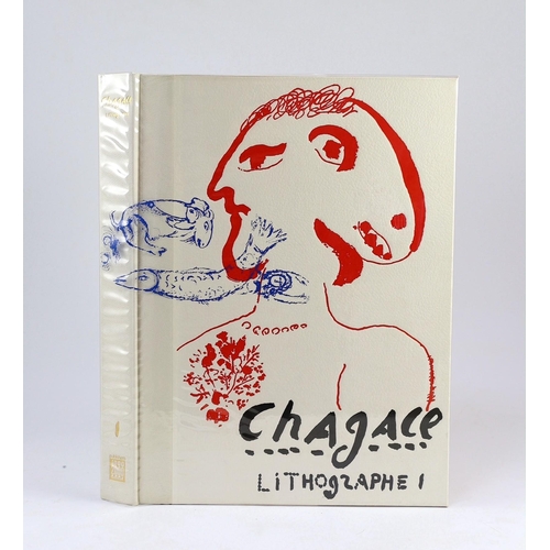 12 - ° ° Chagall, Marc - Chagall Lithographie, [catalogue raisonne],  5 vols, number 326 of 1000, folio, ... 