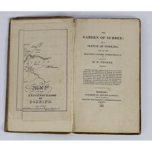 133 - ° ° DORKING: Thorne, W. - The Garden of Surrey: or a Sketch of Dorking, and of the beautiful country... 