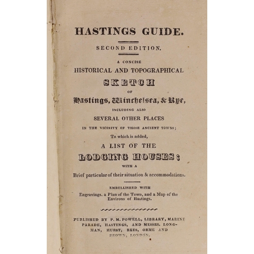 162 - ° ° HASTINGS: Powell, P. M. - Hastings Guide. A Concise Historical and Topographical Sketch of Hasti... 