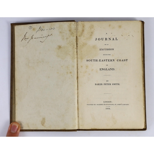 179 - ° ° KENT: Smith, Peter Baker - A Journal of an Excursion round the South Eastern Coast of England. s... 