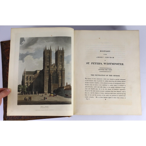 23 - ° ° Ackermann, Rudolph - London - The History of the Abbey Church of St. Peters, Westminster1st ed... 