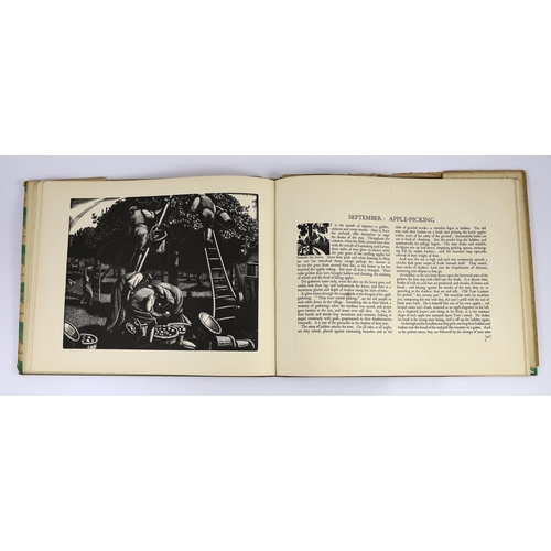 40 - ° ° Leighton, Clare - The Farmers Year. A Calendar of English Husbandry, 1st edition, oblong folio,... 