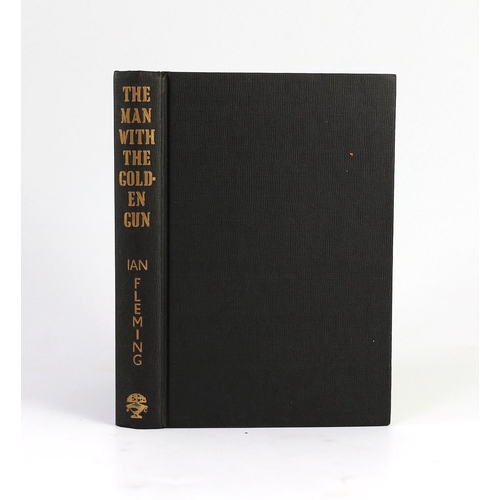 41 - ° ° Fleming, Ian - The Man with the Golden Gun. First Edition. half title, publisher's black cloth, ... 