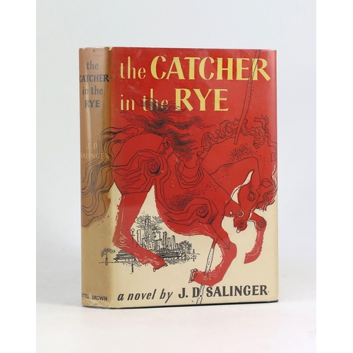 42 - ° ° Salinger, Jerome David - The Catcher in the Rye, 1st edition, 8vo, original gilt-stamped black c... 