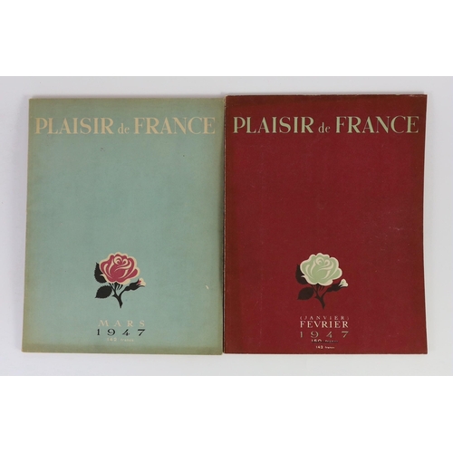 57 - ° ° Plaisir de France Magazine  - 2 issues, January/February & March, 1947; The Dance Magazine - 5 i... 