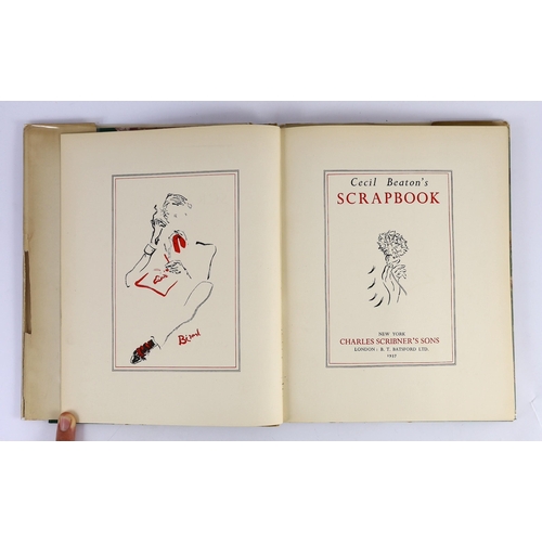 58 - ° ° Beaton, Cecil - Cecil Beaton's Scrapbook. First Edition - inscribed by author to the 'high' soci... 