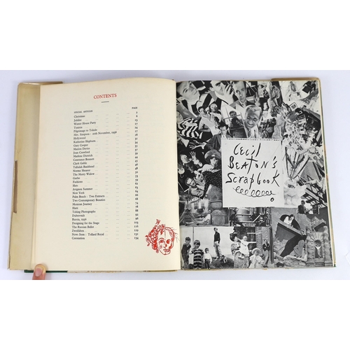 58 - ° ° Beaton, Cecil - Cecil Beaton's Scrapbook. First Edition - inscribed by author to the 'high' soci... 