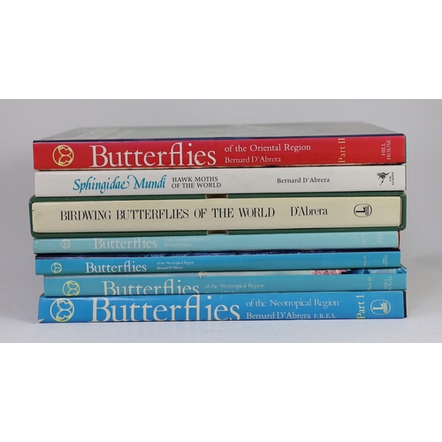 7 - ° ° DAbrera, Bernard F.R.E.S - 7 works - Butterflies of the Neotropical Region, in 4 vols, parts 1-... 