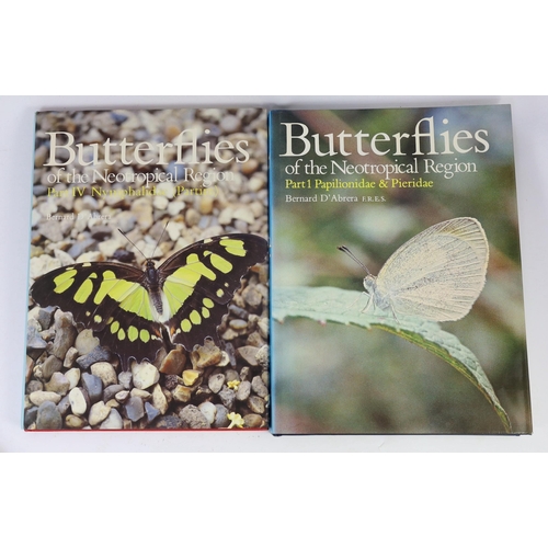 7 - ° ° DAbrera, Bernard F.R.E.S - 7 works - Butterflies of the Neotropical Region, in 4 vols, parts 1-... 