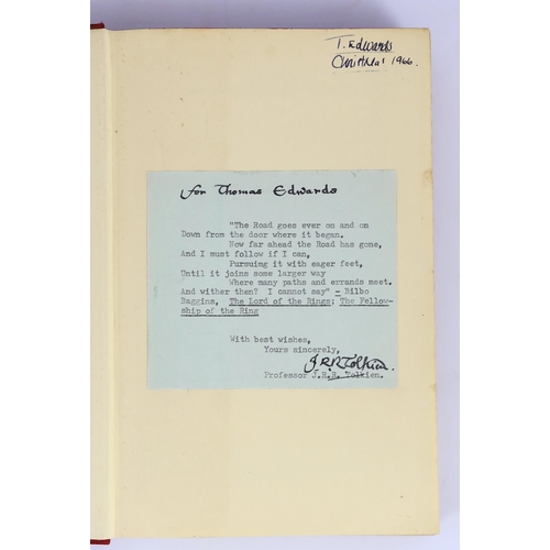 73 - ° ° Tolkien, John Ronald Reuel - The Lord of the Rings, 3 vols - 1st editions - 14th impression of F... 