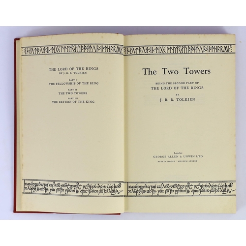 73 - ° ° Tolkien, John Ronald Reuel - The Lord of the Rings, 3 vols - 1st editions - 14th impression of F... 