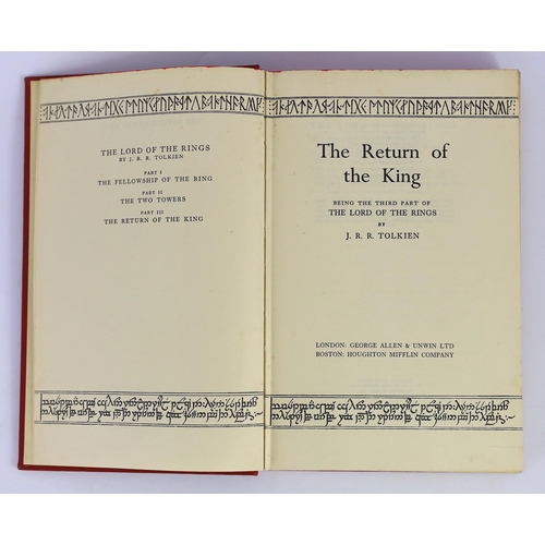 73 - ° ° Tolkien, John Ronald Reuel - The Lord of the Rings, 3 vols - 1st editions - 14th impression of F... 