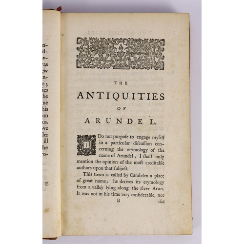 85 - ° ° ARUNDEL: (Carracioli, Charles) - The Antiquities of Arundel ... by the Master of the Grammar-Sch... 