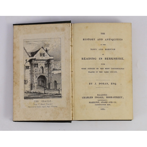 92 - ° ° BERKSHIRE: The History and Antiquities of Newbury and its Environs ... folded map, 14 plates and... 