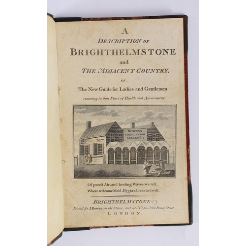 95 - ° ° BRIGHTON: A Description of Brighthelmstone and the Adjacent Country, or, the New Guide for ladie... 