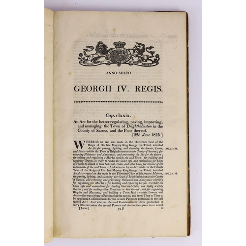 97 - ° ° BRIGHTON: An Act for Better Regulating, Paving, Improving and Managing the Town of Brighthelmsto... 