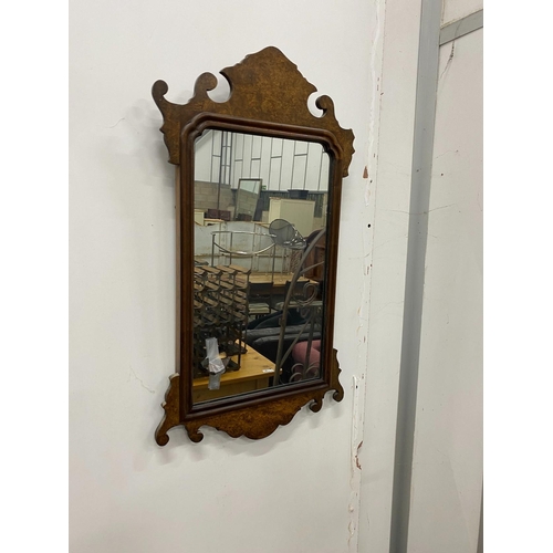 13 - Two 18th century style fret frame wall mirrors, width 44cm, height 78cm