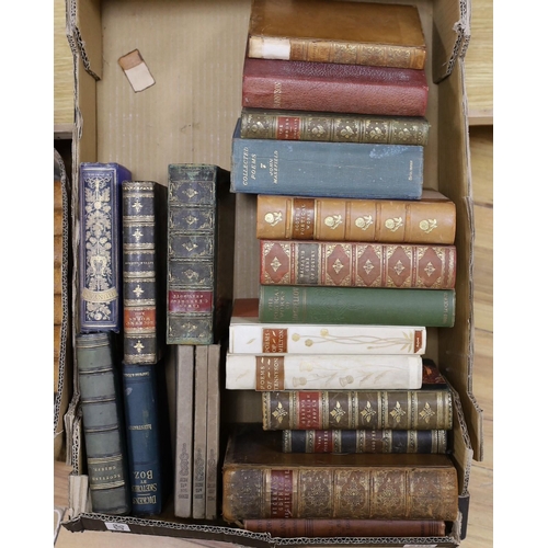 295 - A selection of mixed book bindings varying in age, to include Lambs Works and Gibbons Roman Empire... 