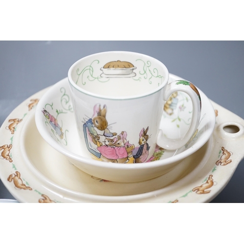 447 - Shelley, Royal Albert and Wedgwood childs' teawares