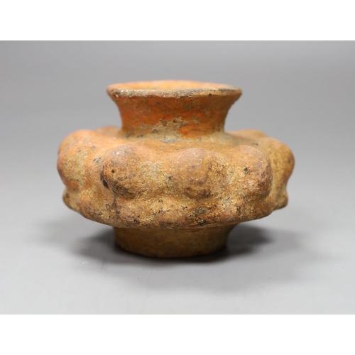 519 - A Chinese neolithic terracotta bowl, 8cms high,