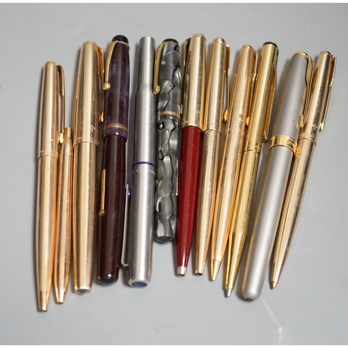 1461 - A quantity of fountain and ballpoint pens, Waterman's, Parker and Staedler