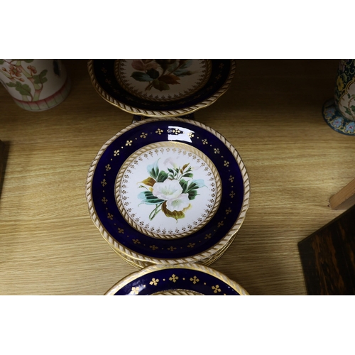 346 - Early Victorian part dessert service