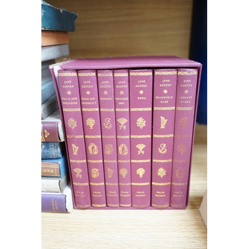 431 - ° ° Miscellaneous Books - including Jane Austen, 7 vols. Folio Society boxed set (1975, illus. Joan ... 