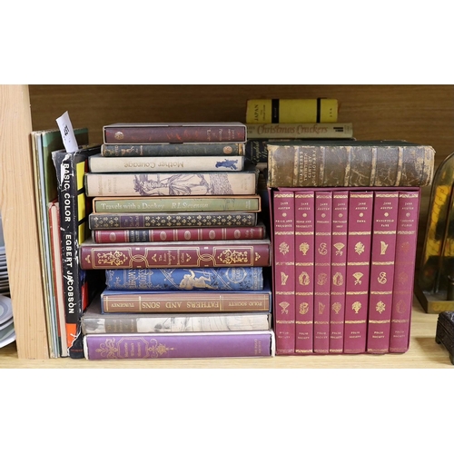 431 - ° ° Miscellaneous Books - including Jane Austen, 7 vols. Folio Society boxed set (1975, illus. Joan ... 