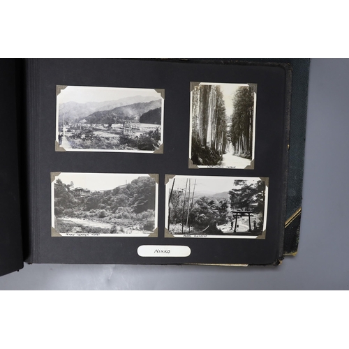 483 - Four various photograph albums, including two albums of Bangkok to Japan in 1935, early 20th century... 