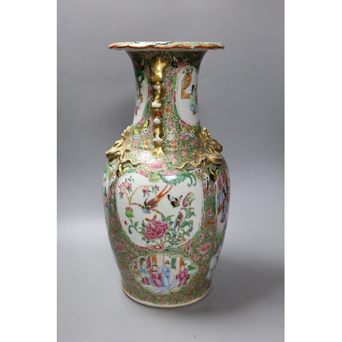 488 - A Chinese famille rose vase